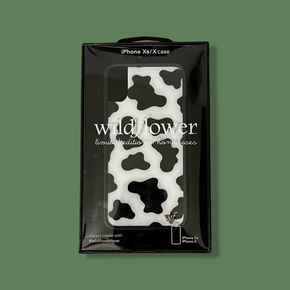 Wildflower Cow Case for IPhone X